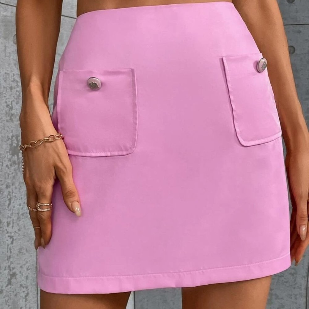 5/$25 SHEIN Pink Skirt S